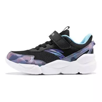 Детские кроссовки GS Low-top черные/синие Anta Kids, черный/синий