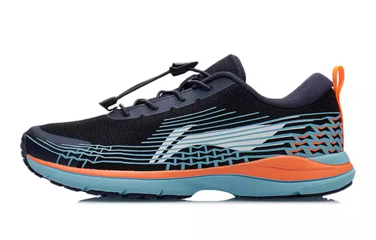 Детские кроссовки GS Low-top черные/синие Lining Young