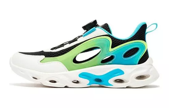 Детские кроссовки GS Low-top черные/синие/зеленые Xtep