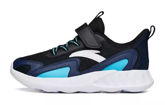 Детские кроссовки GS Low-top черные/синие Anta Kids, черный/синий