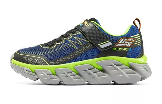 Детские кроссовки GS Low-top черные/синие Skechers