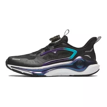 Детские кроссовки GS Low-top черные/темно-фиолетовые Anta Kids, фиолетовый