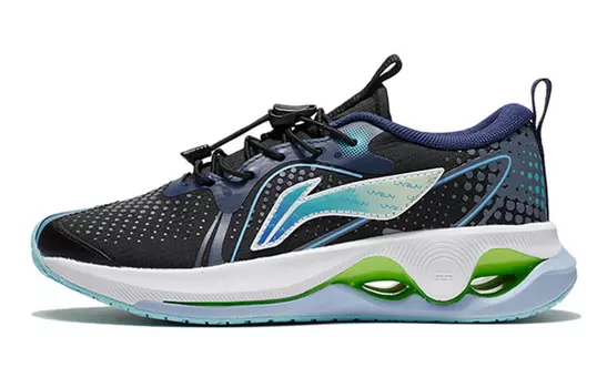 Детские кроссовки GS Low-top Черные/темно-фиолетово-синие Lining Young