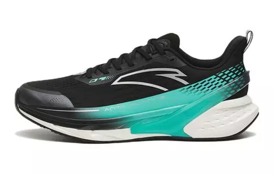 Детские кроссовки GS Low-top черные/зеленые/серебристые Anta Kids