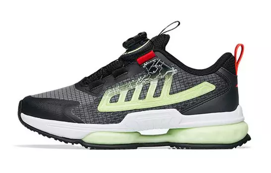 Детские кроссовки GS Low-top черные/зеленые/серые Anta Kids