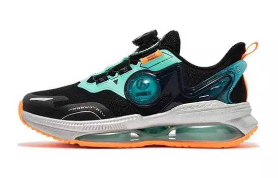 Детские кроссовки GS Low-top черные/зеленые/оранжевые Xtep