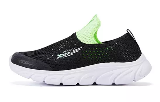 Детские кроссовки GS Low-top черные/зеленые Xtep