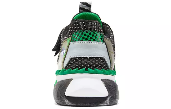 Детские кроссовки GS Low-top Green Skechers, черный/зеленый