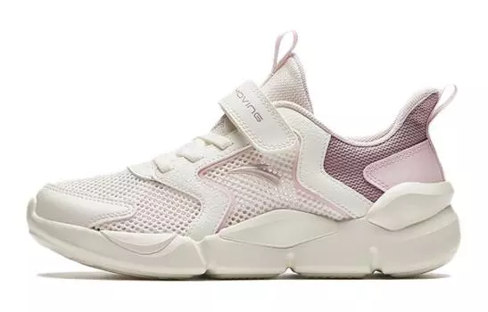 Детские кроссовки GS Low-top Ivory White / Taro Purple / Clear Water Powder Anta Kids, фиолетовый