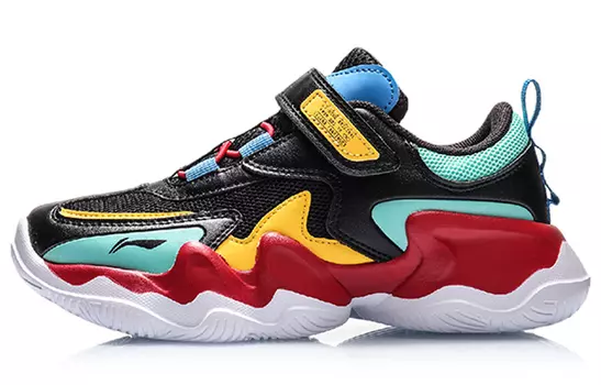Детские кроссовки GS Low-top красные/белые/черные Lining Young