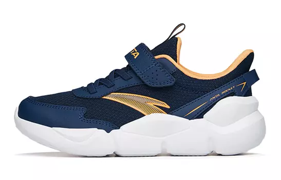 Детские кроссовки GS Low-top Небесно-голубые/желто-оранжевые/белые Anta Kids