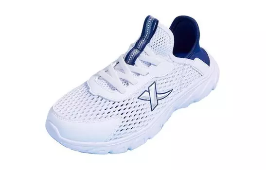 Детские кроссовки GS Low-top Новые Белые/Темно-синие Xtep, синий