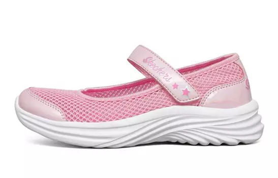 Детские кроссовки GS Low-top розовые/белые Skechers