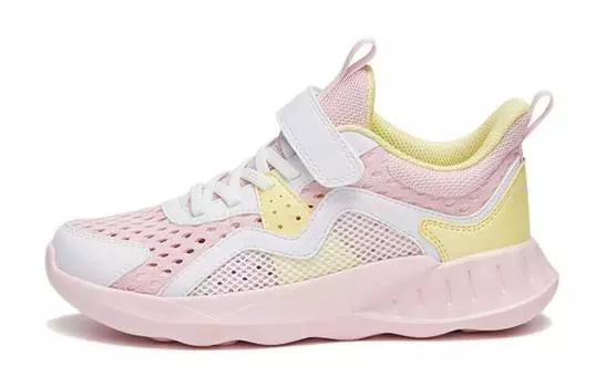 Детские кроссовки GS Low-top розовые/белые/желтые Anta Kids