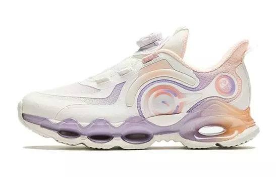 Детские кроссовки GS Low-top розовые/фиолетовые Anta Kids, белый/розовый/фиолетовый
