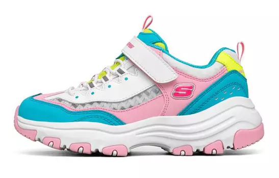 Детские кроссовки GS Low-top розовые/разноцветные Skechers