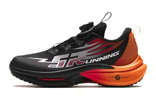 Детские кроссовки GS Low-top Scar черные/коричневые Anta Kids, черный