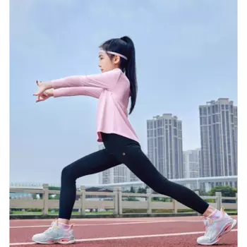 Детские кроссовки GS Low-top Синие/розовые Qiaodan