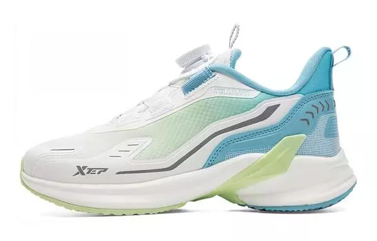 Детские кроссовки GS Mid-top Белые/Синие Xtep, белый/синий