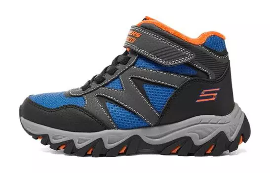 Детские кроссовки GS Mid-top Сине-оранжевые Skechers, оранжевый