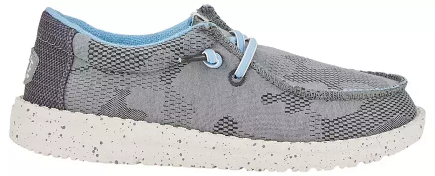 Детские кроссовки Hey Dude Wally, цвет Charcoal