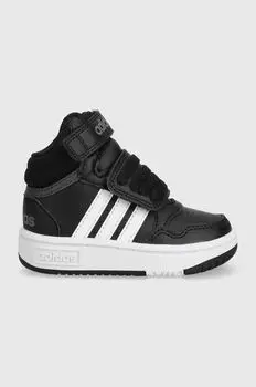 Детские кроссовки HOOPS MID 3. AC I adidas Originals, черный