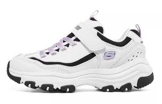 Детские кроссовки I-Conik GS Low-top Белые/Фиолетовые Skechers