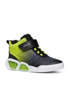 Детские кроссовки ILLUMINUS Geox, зеленый