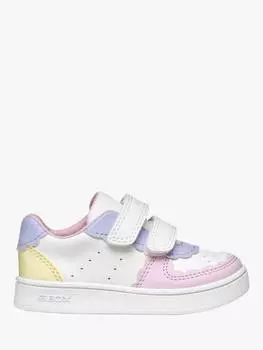 Детские кроссовки из эклипера Geox, цвет White/Light Yellow