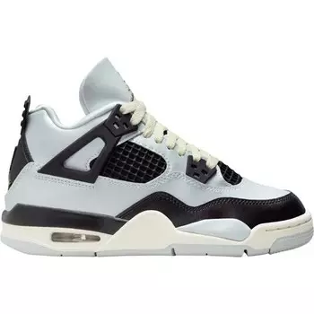 Детские кроссовки Jordan Air 4 Retro (GS), цвет Platinum/Metallic Gold/Schwarz/Beige