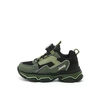 Детские кроссовки Kids Low-top Black Jeep, черный/хаки
