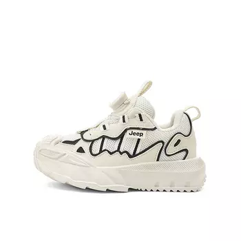 Детские кроссовки Kids Low-top Black Jeep, бежевый/черный