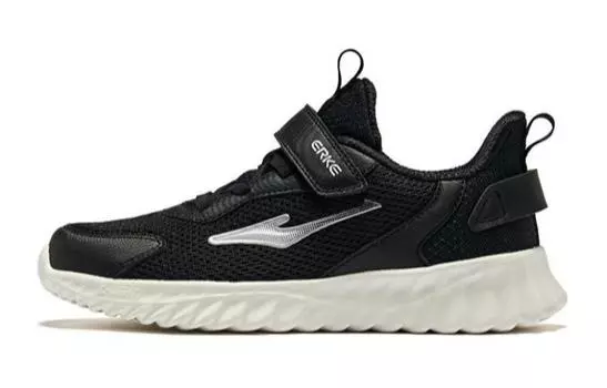 Детские кроссовки Kids Low-top Black/White Erke Kids, черный/белый