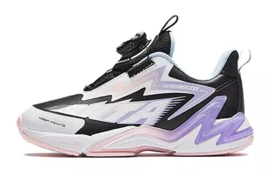 Детские кроссовки Kids Mid-top Black/ANTA White/Pearl Pink Anta Kids, черный