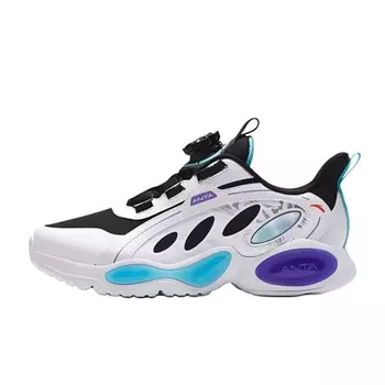 Детские кроссовки Ling Yue GS Low-top белые/черные Anta Kids, белый/черный