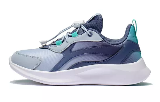 Детские кроссовки Lingyue Kids Lifestyle GS Low-top серые/синие Lining Young
