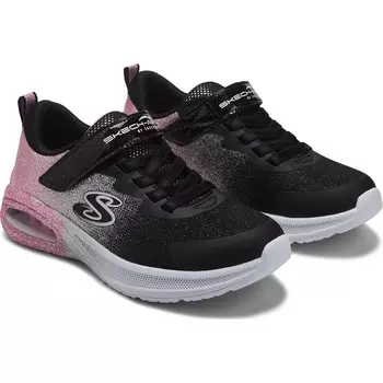 Детские кроссовки microspec max advance от Skechers для малышей/подростков, black ombre glitter