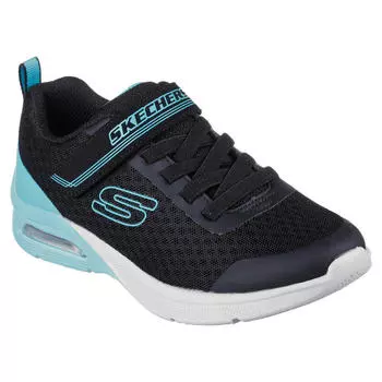 Детские кроссовки MICROSPEC MAX EPIC BRIGHTS Черный/Бирюзовый SKECHERS, цвет blau