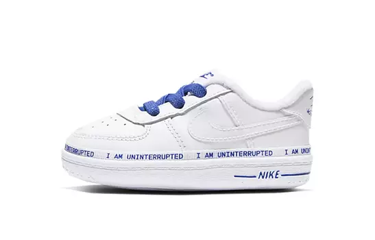 Детские кроссовки Nike Air Force 1 Low Pre-Walker TD, белый/синий