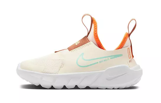 Детские кроссовки Nike Flex Runner 2 PS, Light ivory/bright orange/white/amber brown