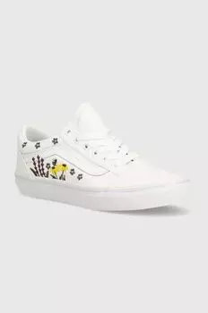 Детские кроссовки Old Skool Vans, белый
