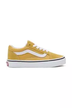 Детские кроссовки Old Skool Vans, желтый