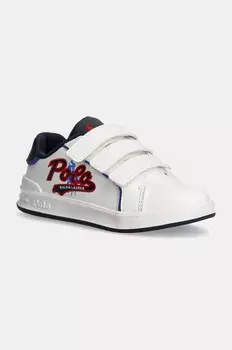 Детские кроссовки Polo Ralph Lauren HERITAGE COURT III GRAPHIC EZ, белый