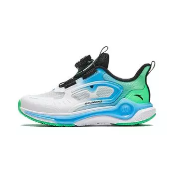 Детские кроссовки PS Low-top Anta Белый / Лазурно-голубой / Холодный зеленый / Черный Anta Kids, зеленый