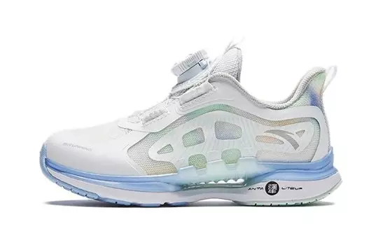 Детские кроссовки PS Low-top Белые/Синие Anta Kids, белый/синий