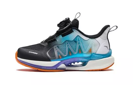 Детские кроссовки PS Low-top Black / Lake Blue / Anta White Anta Kids