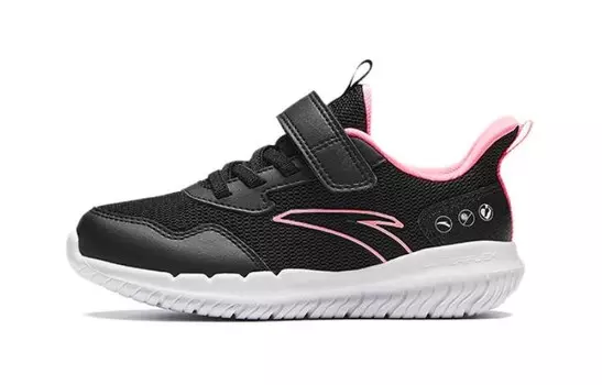 Детские кроссовки PS Low-top Черные/белые Anta Kids, черный/белый