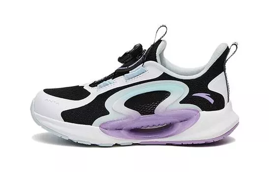 Детские кроссовки PS Low-top Черные/белые/синие Anta Kids