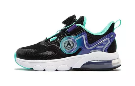 Детские кроссовки PS Low-top черные/фиолетовые/голубые Xtep