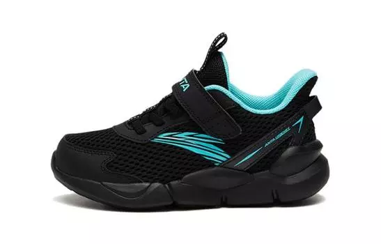 Детские кроссовки PS Low-top черные/зеленые Anta Kids